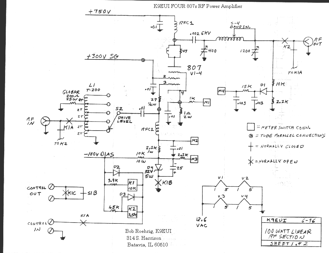 6l6 home made amateur transmitter