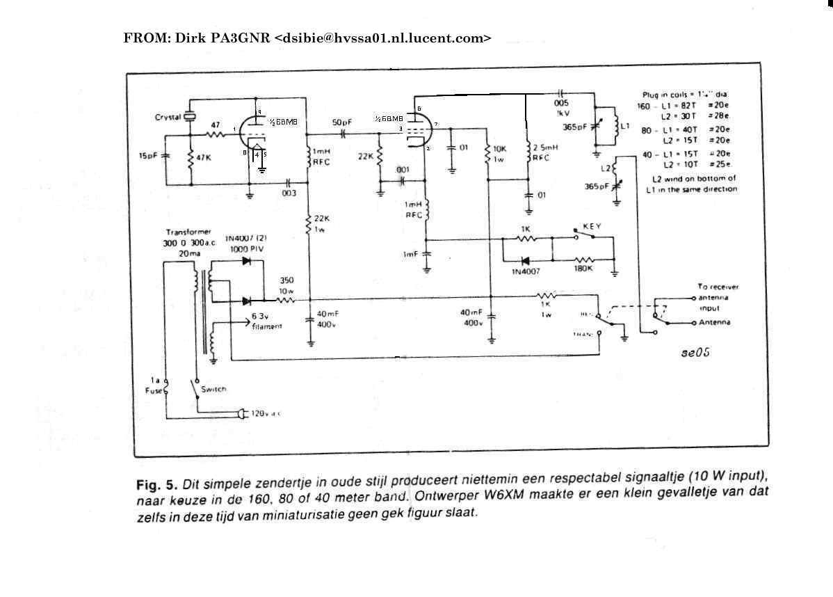 6l6 home made amateur transmitter